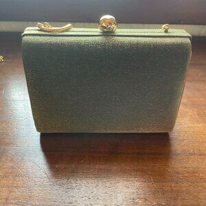 Valerie Stevens Gold Evening Clutch w/ Chain Strap – NWT Vintage
